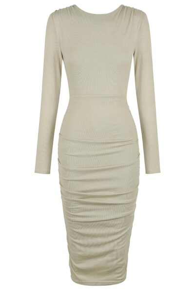 Ladies Dress Colour is Celery