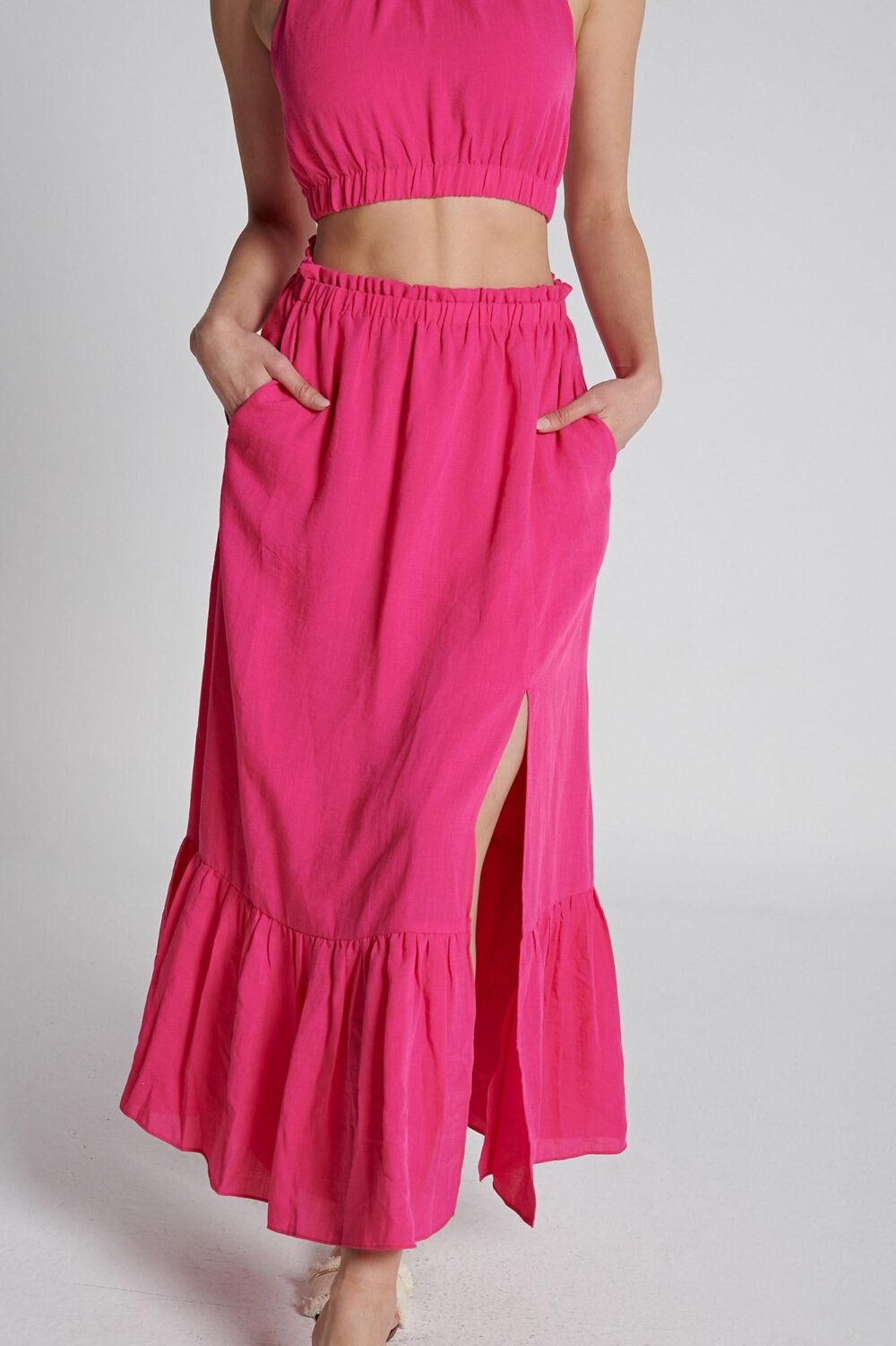 Ladies Skirt Colour is Pink
