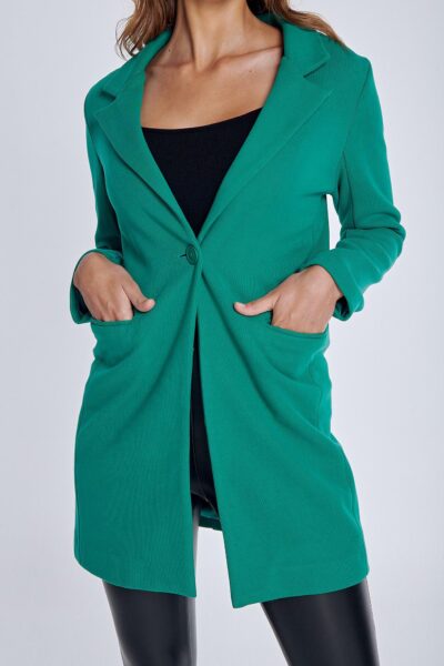 Ladies Jacket Colour is Green