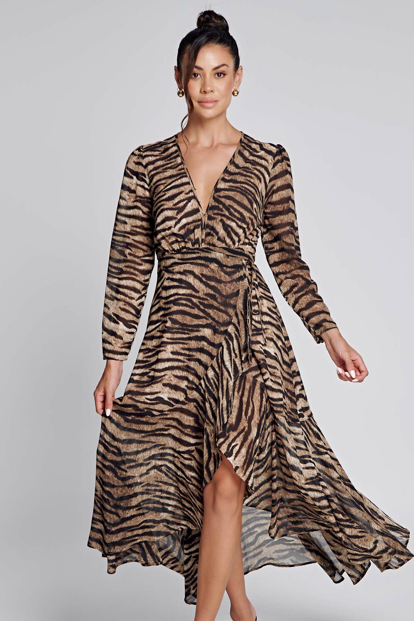 Brown Zebra Print