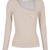 Ladies Top Colour is Oatmeal