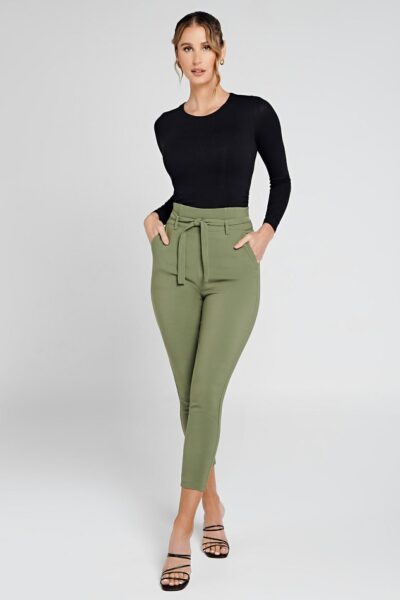 Ladies Pants Colour is Khaki