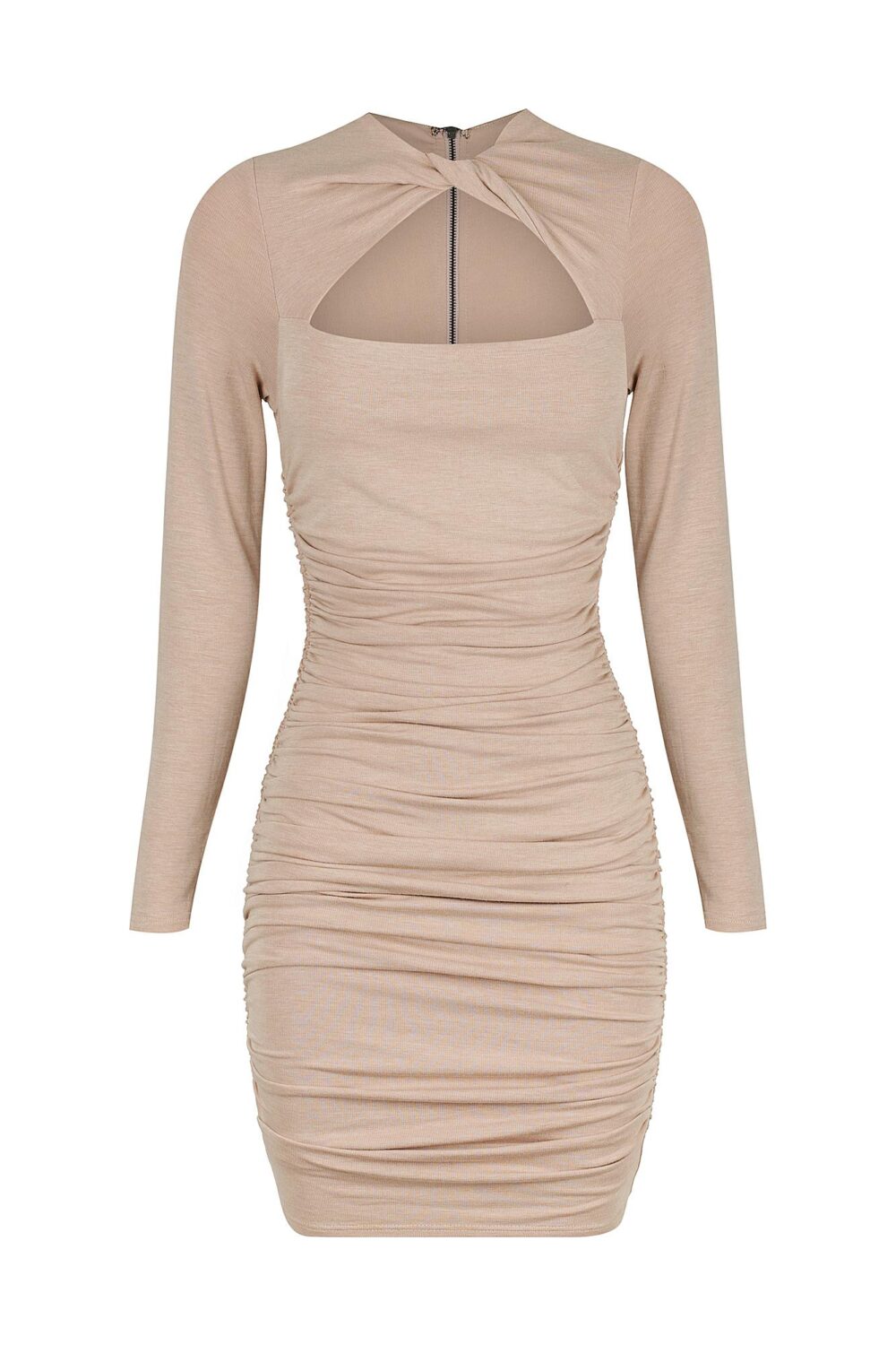 Ladies Dress Colour is Oatmeal