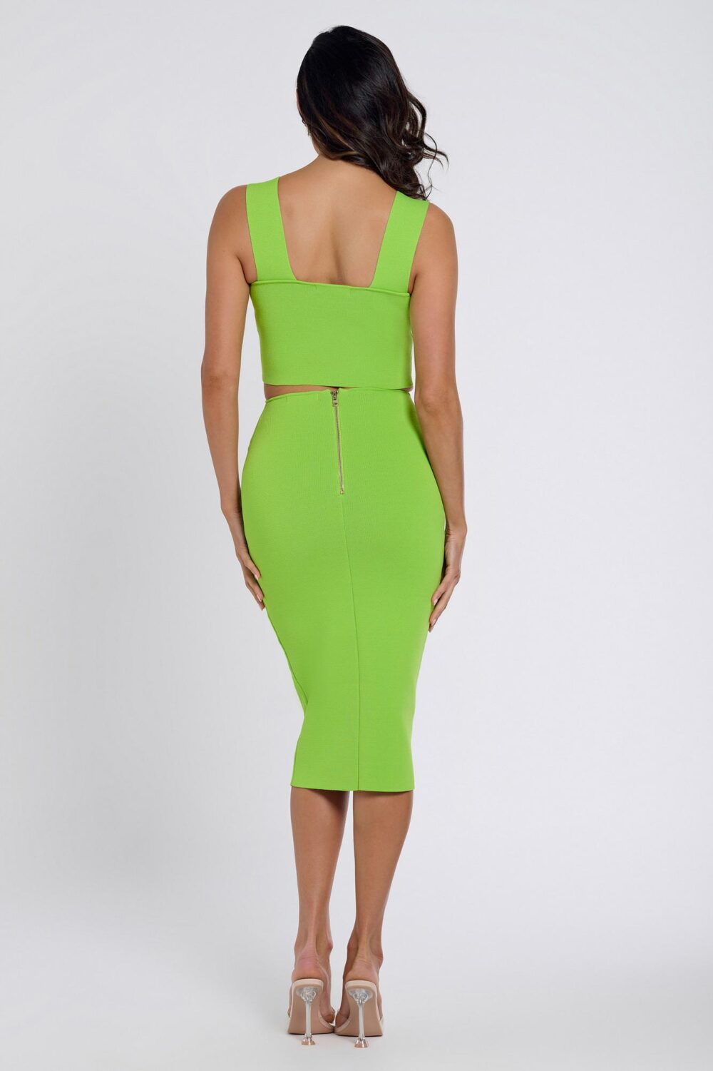 Ladies Skirt Colour is Lime