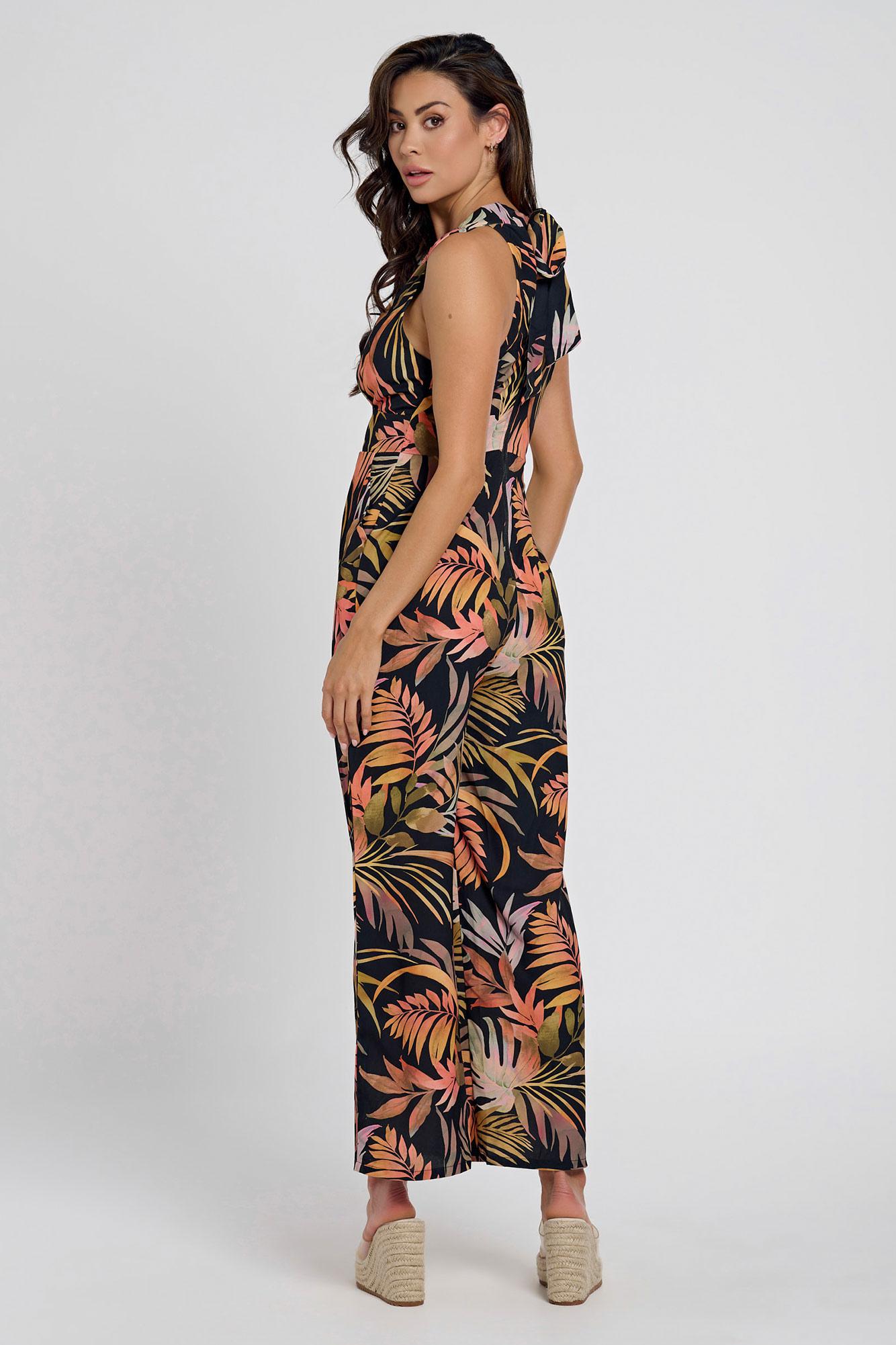 Black Tropic Print