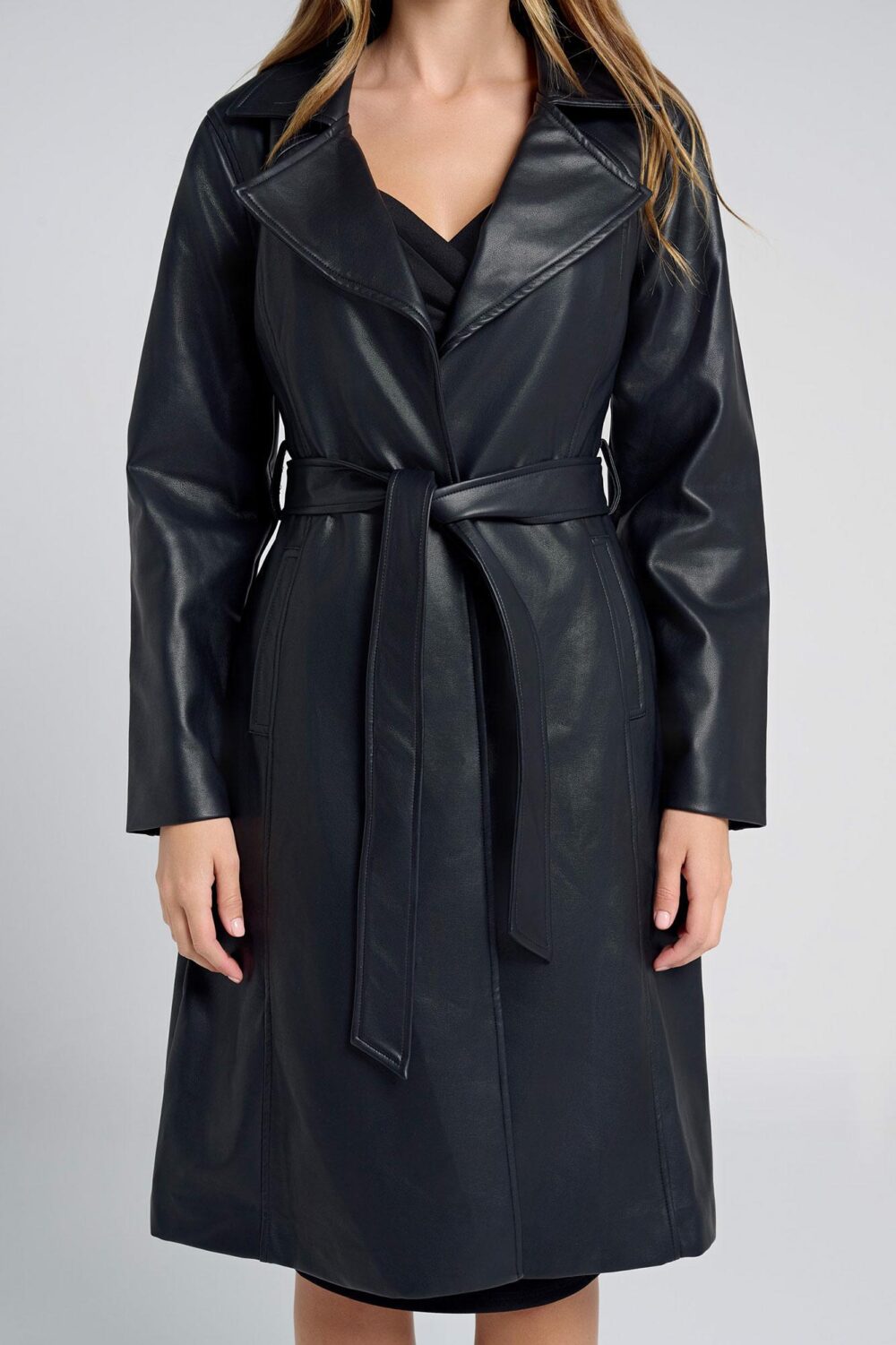 Ladies Coat Colour is Black