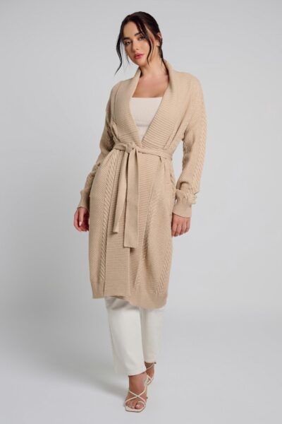 Ladies Cardigan Colour is Oatmeal