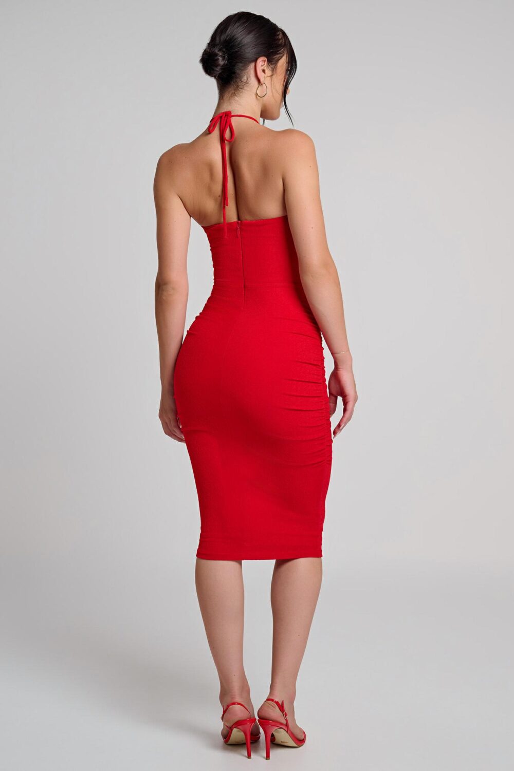 Ladies Dress Colour is Red