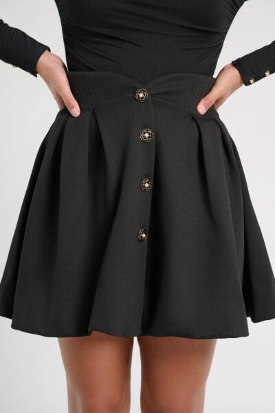 Ladies Skirt Colour is Black