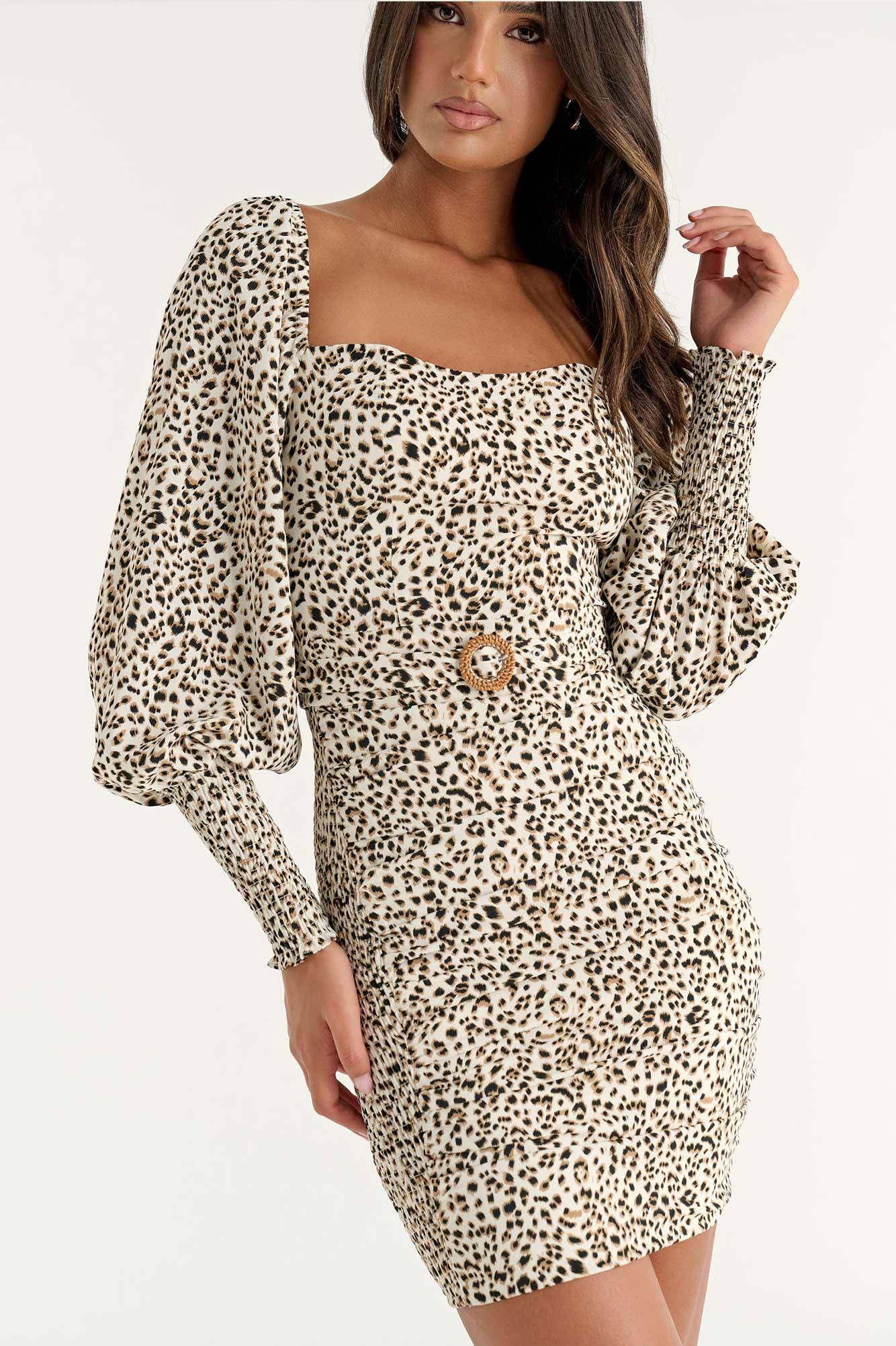 Beige Leopard Print