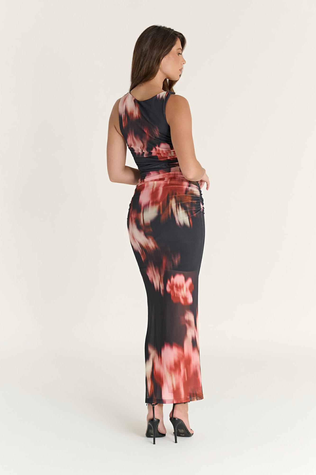 Amber Mesh Print