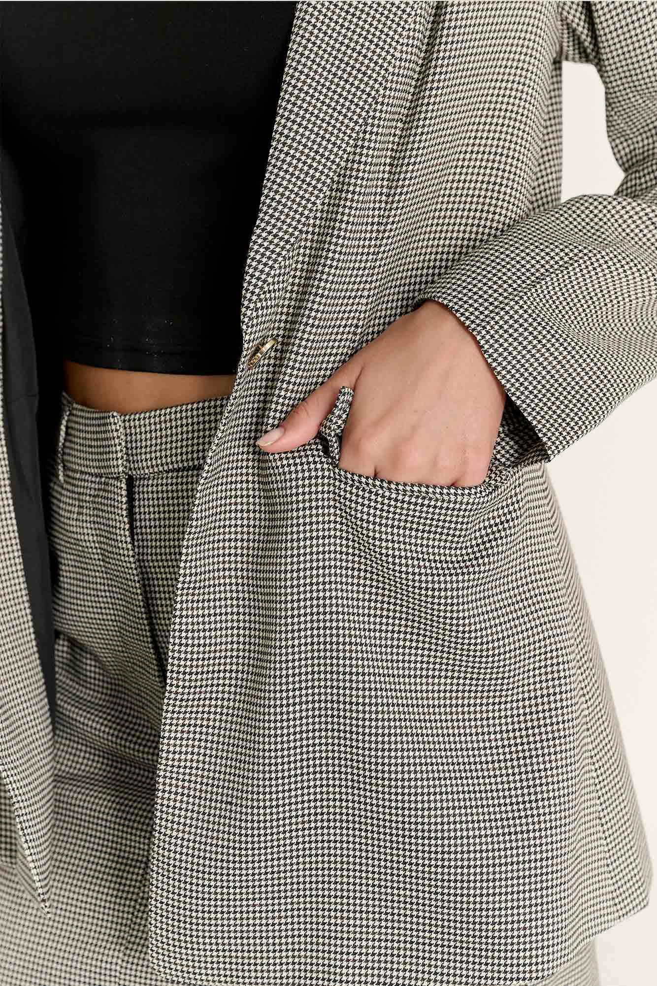 Taupe Check