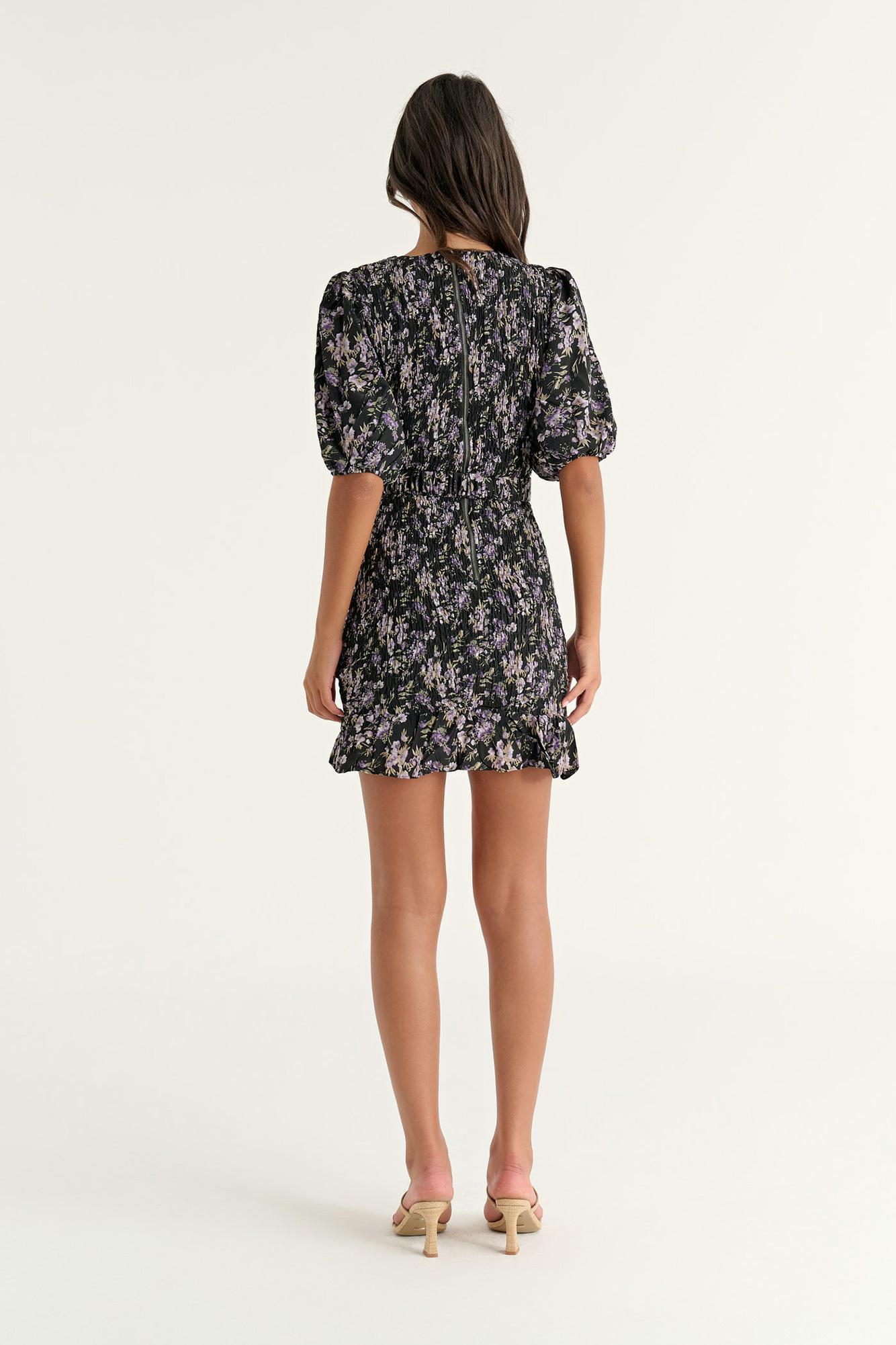 Black Floral Print